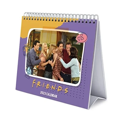 Abbildung von Grupo Erik Tischkalender 2023 Quer Format Zum Aufstellen FSC zertifiziert Offizielle Lizenz, Friends, Klein
