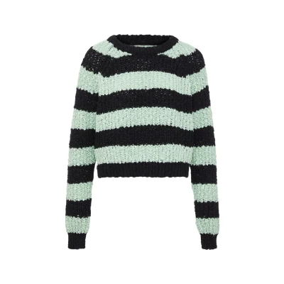 Abbildung von myMo Strickpullover, Damen, Größe: XL/XXL, Schwarz grün
