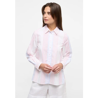 Abbildung von Eterna Loose FIT Hemdbluse, Damen, Größe: 34, Koralle