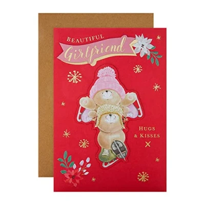 Abbildung von Hallmark 25561381 Weihnachtskarte für Freundin mit niedlichem Design.