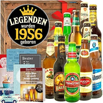 Abbildung von Legenden 1956 ++ 12x Biere Welt und DE Geschenke