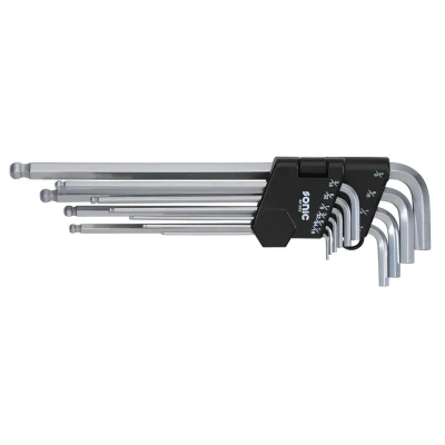 Abbildung von SONIC 601003 Winkelschraubendrehersatz 1/16, 5/64, 3/32, 1/8, 5/32, 3/16, 7/32, 1/4, 5/16, 3/18 Chrom Vanadium Stahl 10