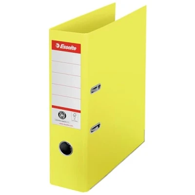 Abbildung von Esselte No.1 Ordner A4, CO2 kompensierter Aktenordner 75 mm Rückenbreite, 100 % recycelbar, gelb