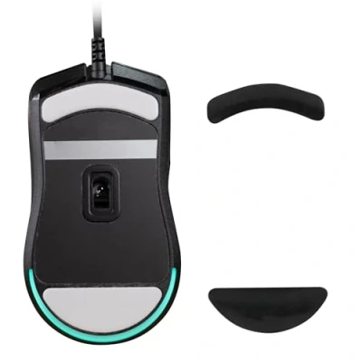 Abbildung von kwmobile Mouse Feet Sticker kompatibel mit Razer Viper Mini Ersatz Glider Mausfüße passgenau Maus Glides in Schwarz