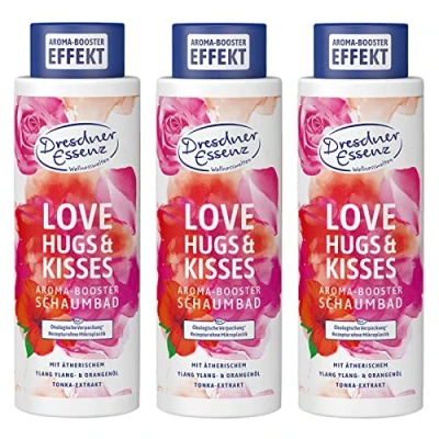 Abbildung von 3er Pack Dresdner Essenz Schaumbad Love, Hugs and Kisses 3 x 500 ml Badezusatz vegan
