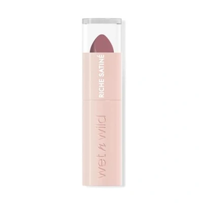 Abbildung von Wet n Wild, Megalast Lipstick, Long lasting Lipstick with Shine Finish, Hydrating Non drying Formula, Richly pigmented Velvety Texture, Enriched Vitamin E &amp; Argan Oil, Hush Lil&#039; Beige