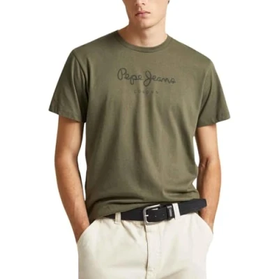 Abbildung von Pepe Jeans Herren Eggo N T Shirt, Green (Military Green), M