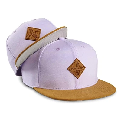 Abbildung von Soulbuddy Cap Damen Kinder 2er Set Familien Outfit Muttertagsgeschenk Geschenke zum Muttertag Mama Geschenk Flieder One Size und Kids L