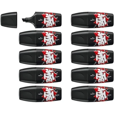 Abbildung von Marker STABILO BOSS MINI by Snooze One 10er Pack schwarz