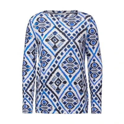 Abbildung von Cecil Langarmshirt, Damen, Größe: Large, Grau