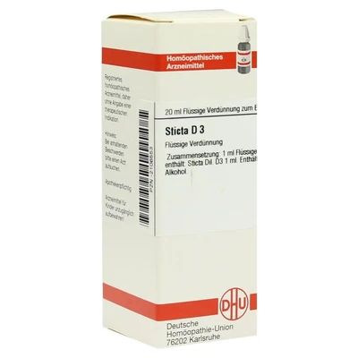 Abbildung von Sticta D 3 Dilution 20 ml