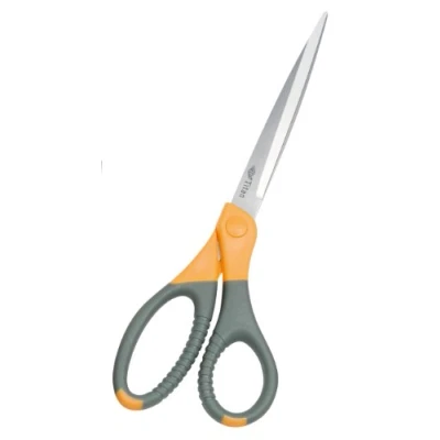 Abbildung von Wedo 98510 Schere (Edelstahl Titan Plus, 10 Zoll (25,0 cm))grau/gelb