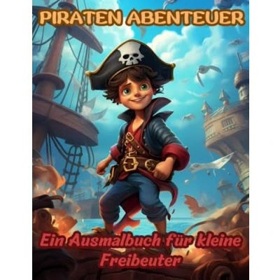 Abbildung von Piraten Ausmalbuch: Abenteuer Ein Ausmalbuch für Kinder im Alter von 4 10 Jahren. 60 Seiten zum Ausmalen mit vielen Motiven kleine Entdecker