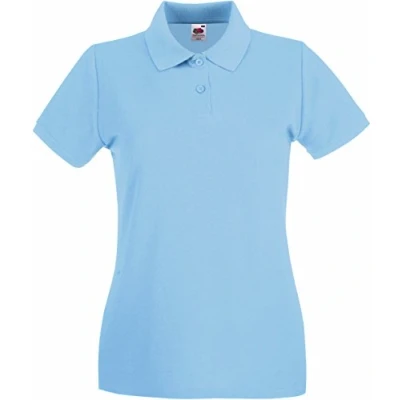 Abbildung von Fruit of the Loom: Lady Fit Premium Polo 63 030 0, Größe:S (10);Farbe:Sky Blue