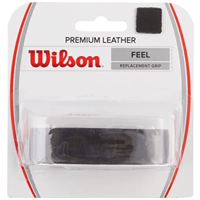 Abbildung von Wilson Sporting Goods Tennisgriff aus Leder, Schwarz, Einheitsgröße (WRZ470300)