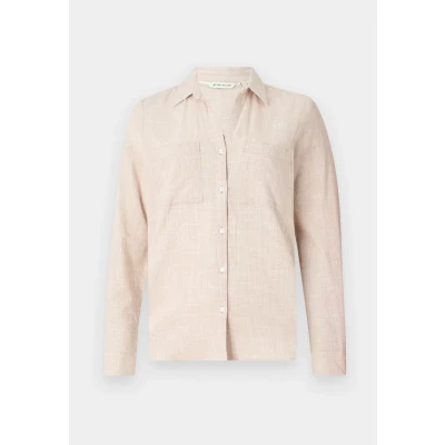 Abbildung von TOM Tailor SLUB Structure Hemdbluse, Damen, Größe: 46, Summer beige