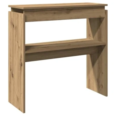 Abbildung von vidaXL Konsolentisch Artisan Eiche 80x30x80 cm Holzwerkstoff