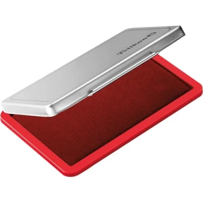 Abbildung von Pelikan 331025 Stempelkissen 2, getränkt, 7 x 11 cm, rot (Frustfreie Verpackung)