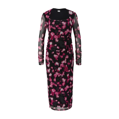 Abbildung von s.Oliver Black Label Freizeitkleid, Damen, Größe: 32, Schwarz