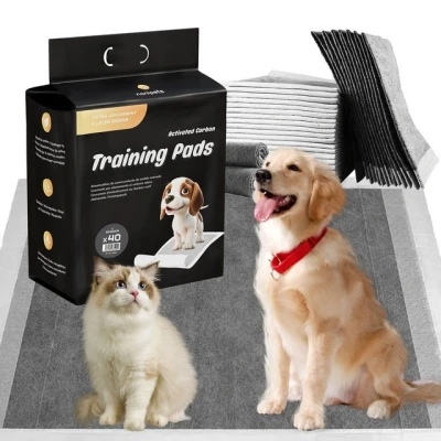 Abbildung von NANIPETS Hundematte Trainingspad für Hunde Welpenunterlagen, Superabsorbierendes &amp; Auslaufsichere Aktivkohle PIPI Pads, 60 x cm Extra Große Pet Packung mit 120