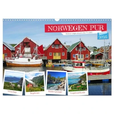 Abbildung von Norwegen PUR (Wandkalender 2025 DIN A3 quer), CALVENDO Monatskalender