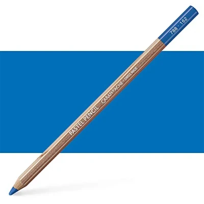 Abbildung von Caran d&#039;Ache Pastell Pencil Farbstift Artist Farbstifte Bleistift/ 3 Stück/Pack Farbe: 162 Phthalocyanine Blue (788.162)
