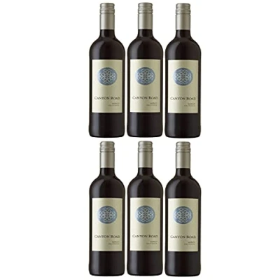 Abbildung von Canyon Road Merlot Rotwein Wein halbtrocken Kalifornien (6 Flaschen)