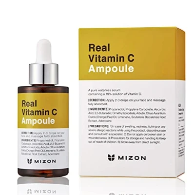 Abbildung von [MIZON] REAL Vitamin C AMPOULE (30ml) Koreanische Hautpflege Regenerierendes Serum mit 19% reinem Teintkorrektur Ernährung und Flüssigkeitszufuhr