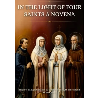 Abbildung von In the Light of Four Saints A Novena: Prayer to St. Augustine Zhao, Veronica Giuliani, Benedict and John Jones