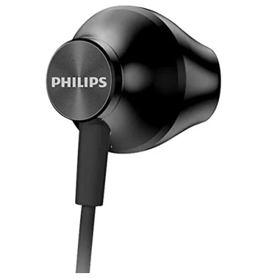 Abbildung von Philips Audio In Ear Kopfhörer UE100BK/00 mit verbesserter Bassleistung (14,2 mm Neodym Treiber, ergonomisches Design, 1 m Kabel), Schwarz, einheitsgröße, TAUE100BK/00