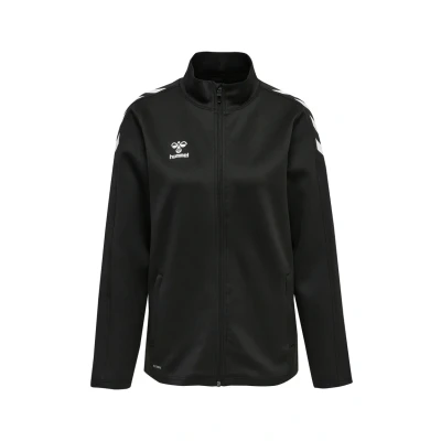 Abbildung von hummel hmlCORE XK Poly Zip Sweat Woman, Black/Black, 2XL