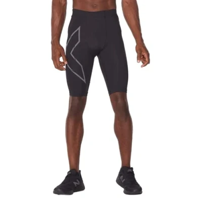 Abbildung von 2XU kurze Sporthose, Herren, Größe: Large, black / reflective