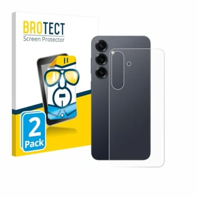 Abbildung von BROTECT (2 Stück Schutzfolie für Samsung Galaxy S25 Plus (Rückseite) Displayschutz Folie Ultra Klar