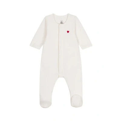 Abbildung von Petit Bateau Unisex Pyjama für Kinder, Größe: 67, Marshmallow