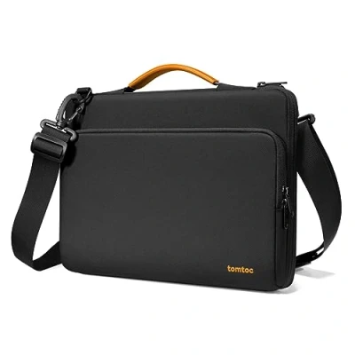 Abbildung von tomtoc 360 Laptop Tasche Hülle für 13 Zoll Neu MacBook Air 2024 2018 M3/A3113 M2/A2681 M1/A2337, 13&quot; Pro M2/M1 2022 2016, Notebook Schultertasche Passt iPad M4, M2