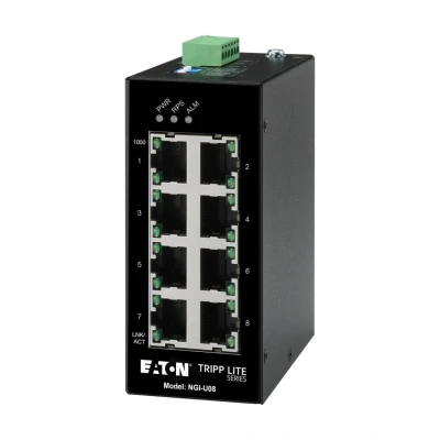 Abbildung von Eaton Tripp Lite Series 8 Port Unmanaged Industrial Gigabit Ethernet Switch