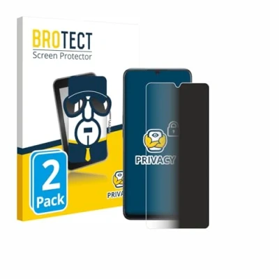 Abbildung von BROTECT (2 Stück Anti Spy Blickschutzfolie für Oppo A91 Privacy Screen Protector [Displayschutz Folie, Sichtschutz, Blaulichtfilter]