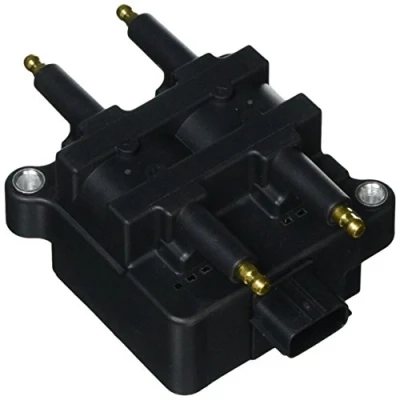 Abbildung von ESEN SKV 03SKV238 Zündspule 4 polig 12V elektrisch inkl. Zündkerzenstecker SUBARU: Forester I, II, Impreza I Kombi