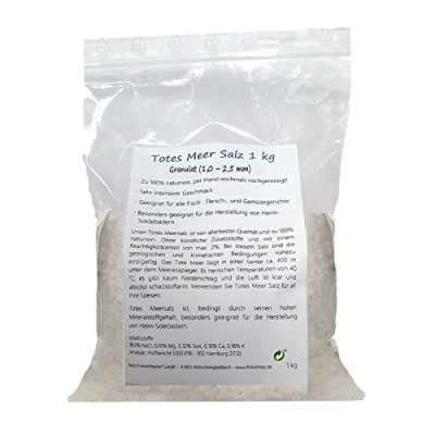 Abbildung von Totes Meersalz Granulat 1000 g aus Jordanien (Speisesalz/Badesalz)