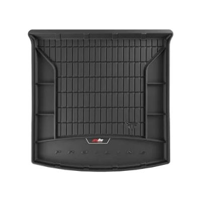 Abbildung von FROGUM ProLine 3D Gummimatte Exklusive Auto Kofferraummatte Kofferraumwanne mit Logo für Skoda Kodiaq ab 2016 Bequemer Organiser Die höchsten Kanten Elegantes Design