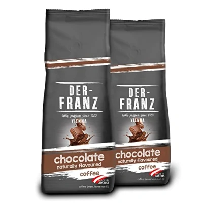 Abbildung von DER FRANZ Kaffee, aromatisiert mit Schokolade, gemahlen, 2 x 500 g