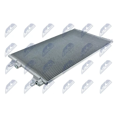 Abbildung von NTY CCS RE 030 Klimakondensator ohne Trockner Aluminium 700 R 134a RENAULT: ESPACE 4, MEGANE 2 Stufenheck,