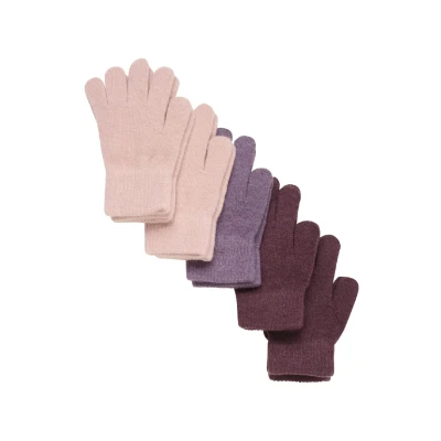 Abbildung von Celavi Magic 5 PACK Fingerhandschuh für Kinder, Größe: 74 86, Misty rose