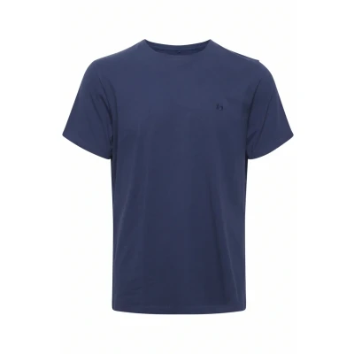 Abbildung von Blend Bhdinton CREW Tshirt basic, Herren, Größe: Small, Dress blues
