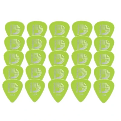 Abbildung von Planet Waves 1CCG4 25 Cellu Glo Celluloid Picks Neon Grün (Leuchtet im Dunkeln) mit in Medium