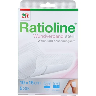 Abbildung von Ratioline Wundverband 15x10 cm steril