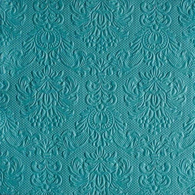 Abbildung von Ambiente Luxury Paper Products Papierserviette 15 Servietten Elegance petrol 33x33cm, (15 St)