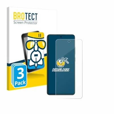 Abbildung von BROTECT Schutzglas für Oppo Reno 12 F 5G (3 Stück) Schutzfolie Panzer Folie Glas [Extrem Kratzfest 9H, Anti Fingerprint, Ultra Transparent]