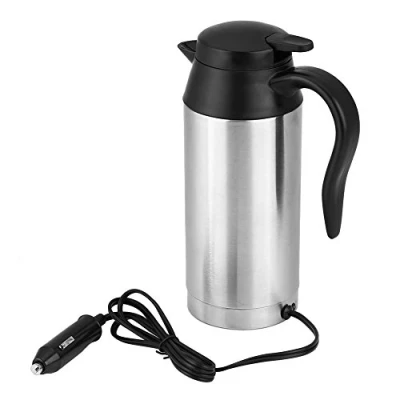 Abbildung von 750ml Auto Wasserkocher, 12V Elektrischer Wasserkocher Edelstahl Reisewasserkocher für Wasser Kaffee Getränke Heizung, Übernehmen Sie Eine Verbesserte Isolationstechnologie