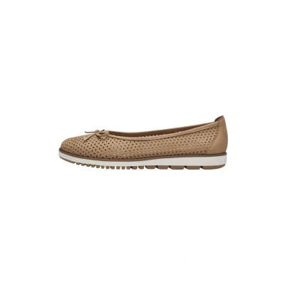 Abbildung von Tamaris Klassischer Ballerina, Damen, Größe: 38, Camel Schuhe